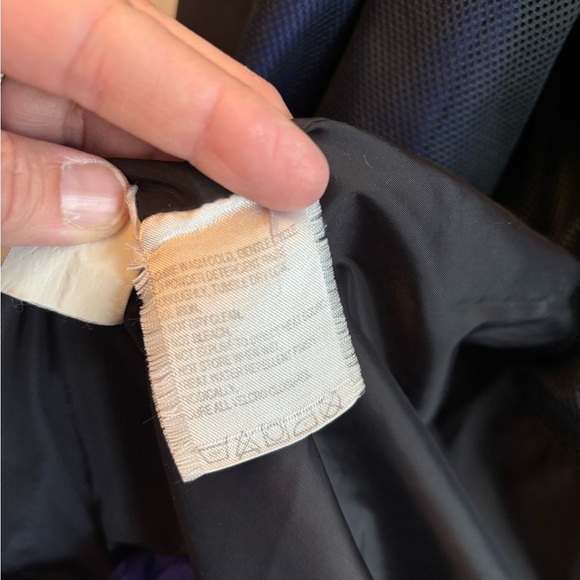 North Face Blue and Black Hooded Windbreaker Jacket Women's Size Medium - Picture 10 of 14